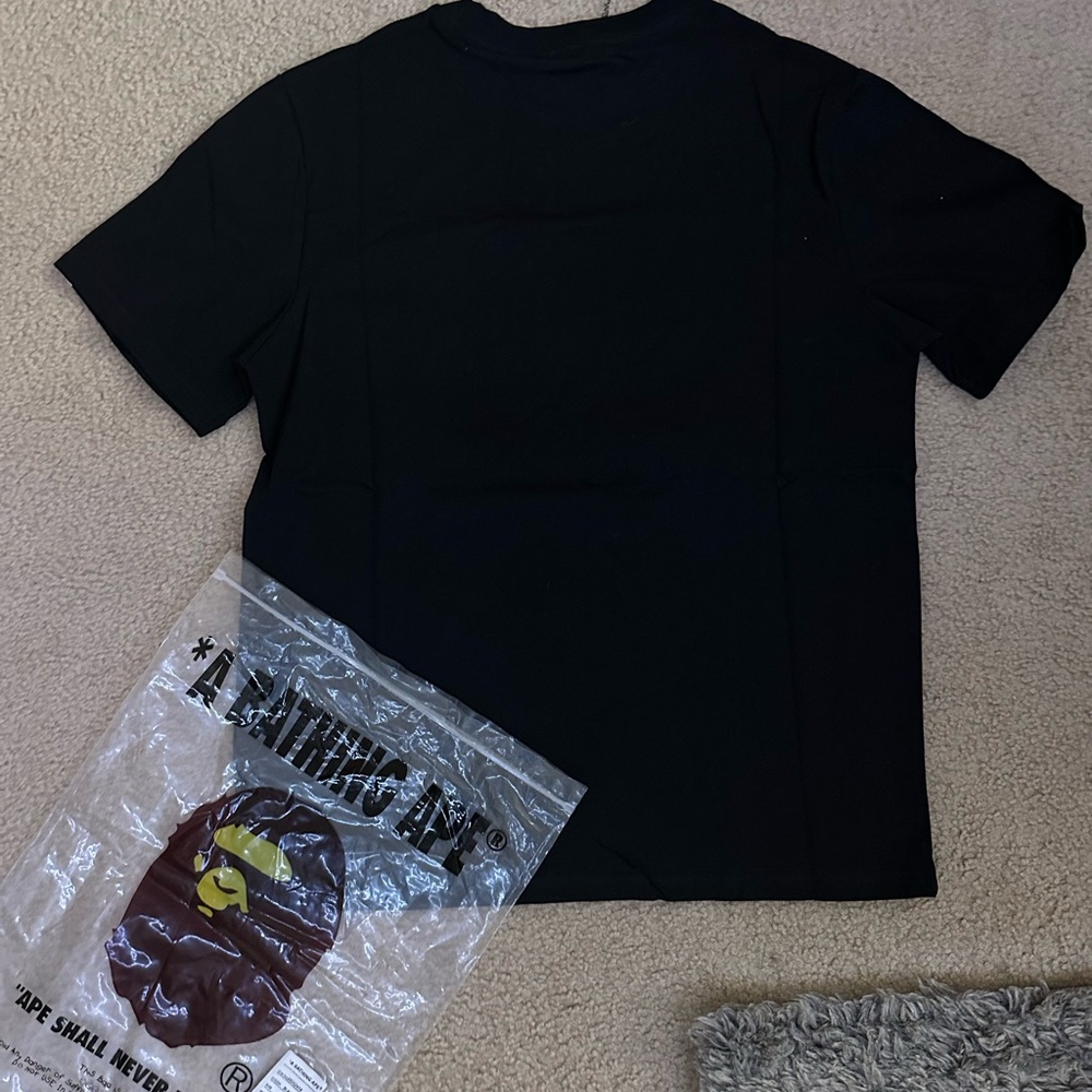 A Bathing Ape Black and Blue Graphic T-Shirt - Picture 2 of 8
